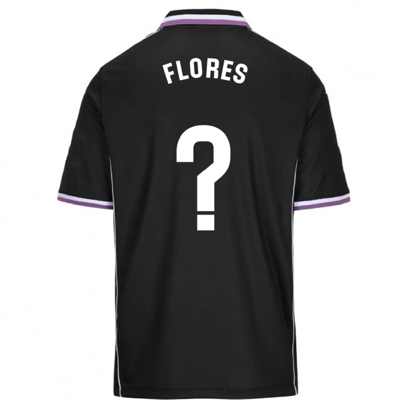 Danxen Mujer Camiseta Miguel Flores #0 Morado Negro 2ª Equipación 2025/26 La Camisa México