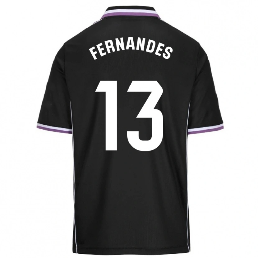 Danxen Mujer Camiseta Guilherme Fernandes #13 Morado Negro 2ª Equipación 2025/26 La Camisa México