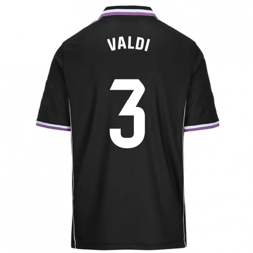Danxen Mujer Camiseta Laura Valdivieso Velasco #3 Morado Negro 2ª Equipación 2025/26 La Camisa México