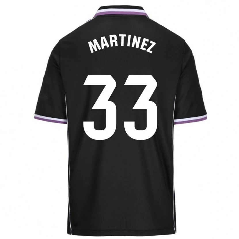 Danxen Mujer Camiseta Jesús Martínez #33 Morado Negro 2ª Equipación 2025/26 La Camisa México