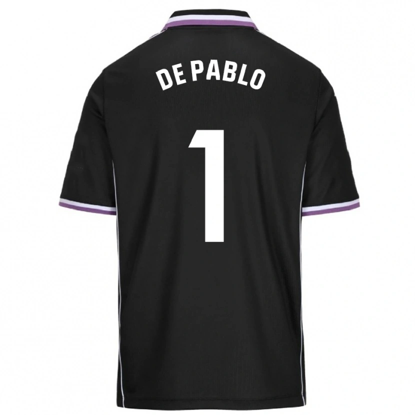 Danxen Mujer Camiseta Álvaro De Pablo #1 Morado Negro 2ª Equipación 2025/26 La Camisa México