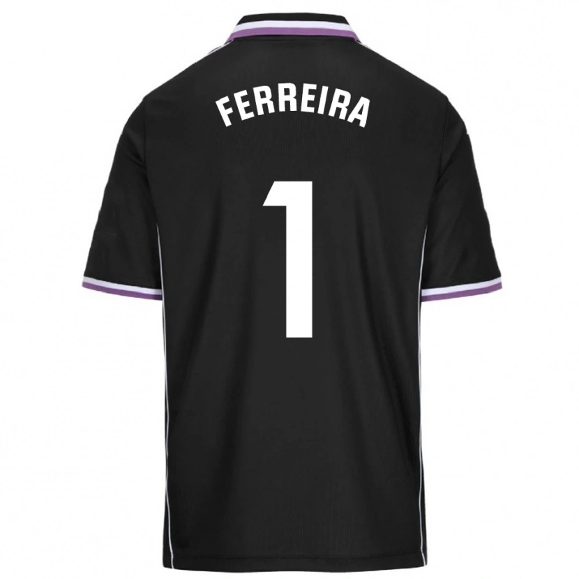 Danxen Mujer Camiseta Andre Ferreira #1 Morado Negro 2ª Equipación 2025/26 La Camisa México