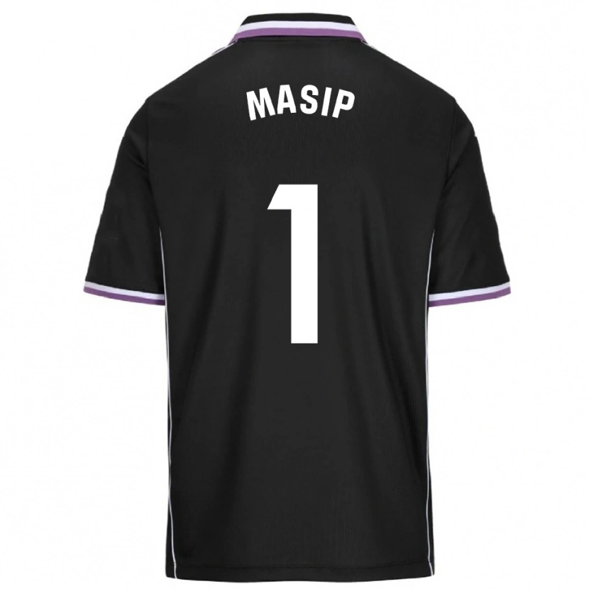 Danxen Mujer Camiseta Jordi Masip #1 Morado Negro 2ª Equipación 2025/26 La Camisa México