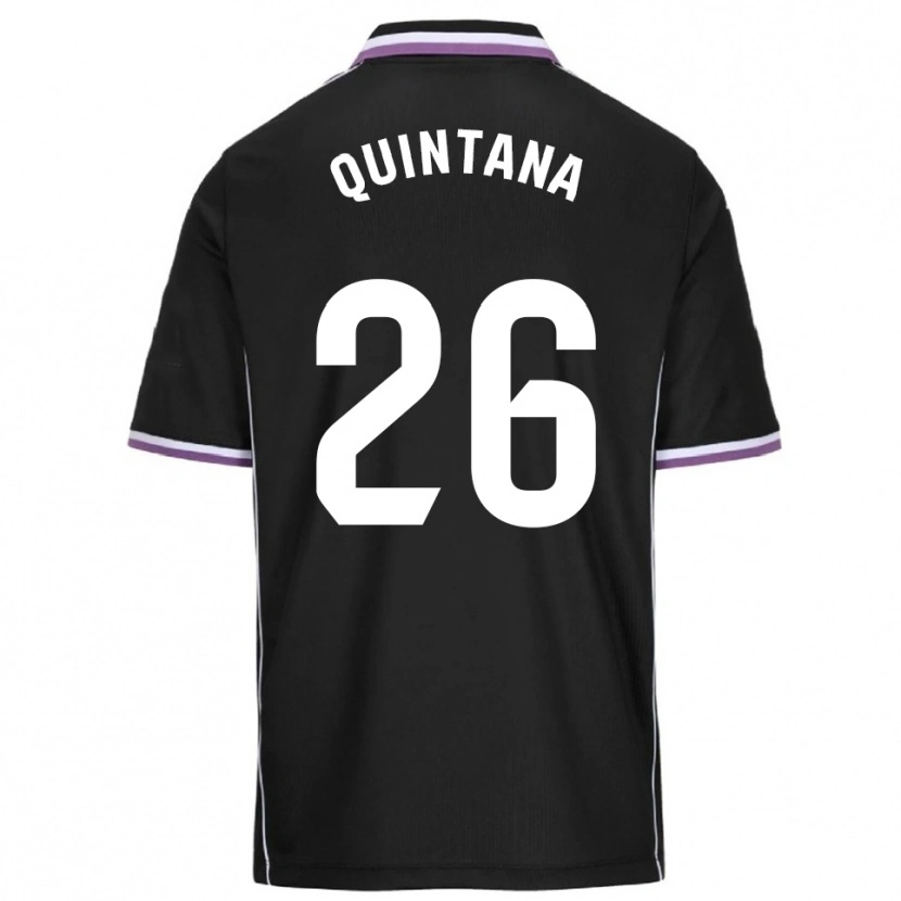 Danxen Mujer Camiseta Alberto Quintana #26 Morado Negro 2ª Equipación 2025/26 La Camisa México