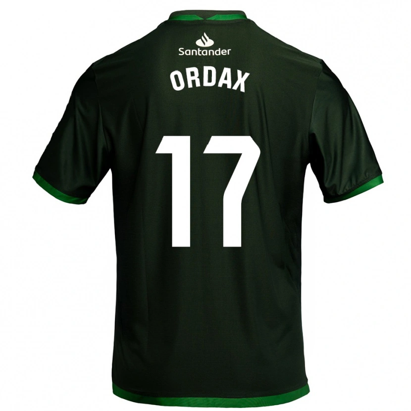 Danxen Mujer Camiseta Naiara Ordax Ibáñez #17 Verde Oscuro 2ª Equipación 2025/26 La Camisa México