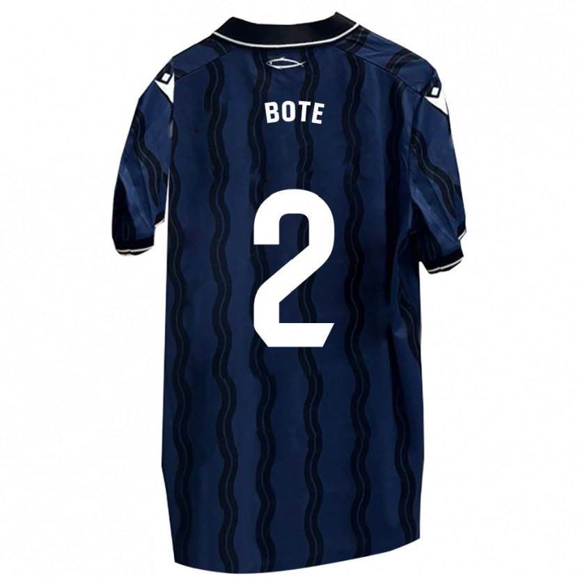 Danxen Mujer Camiseta Jorge Bote #2 Azul Oscuro Negro 2ª Equipación 2025/26 La Camisa México