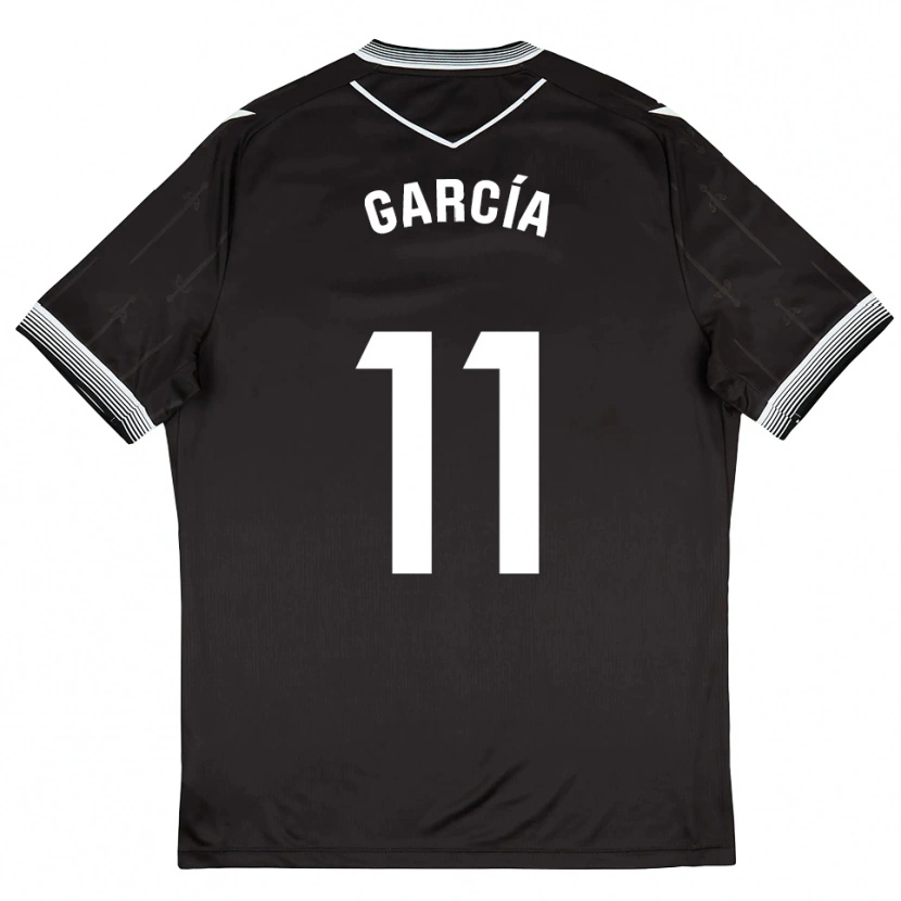 Danxen Mujer Camiseta Fermín García #11 Negro Blanco 2ª Equipación 2025/26 La Camisa México