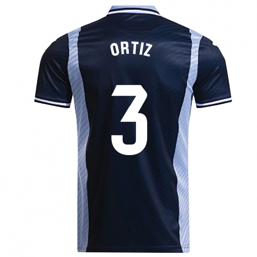 Danxen Mujer Camiseta Josema Ortiz #3 Azul Marino Celeste 2ª Equipación 2025/26 La Camisa México