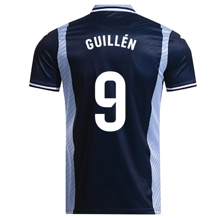 Danxen Mujer Camiseta Lorena Guillén Vallejo #9 Azul Marino Celeste 2ª Equipación 2025/26 La Camisa México