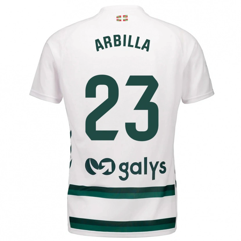 Danxen Mujer Camiseta Anaitz Arbilla #23 Blanco Verde 2ª Equipación 2025/26 La Camisa México