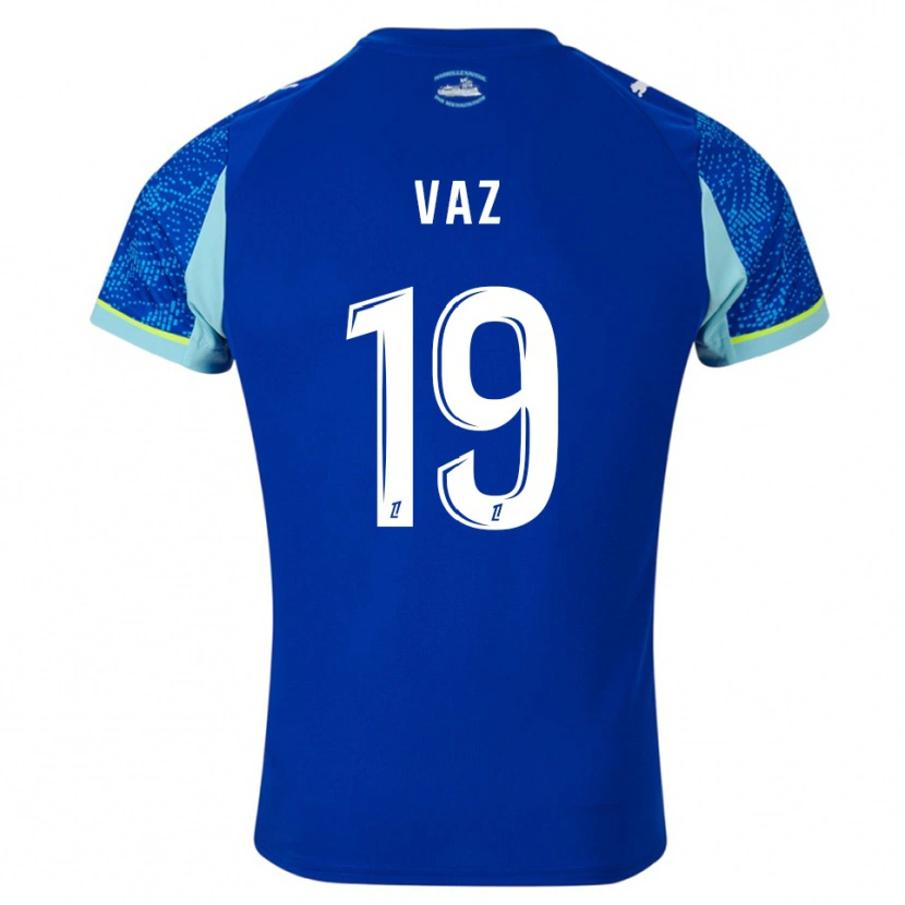 Danxen Mujer Camiseta Robinio Vaz #19 Celeste Blanco Equipación Tercera 2025/26 La Camisa México