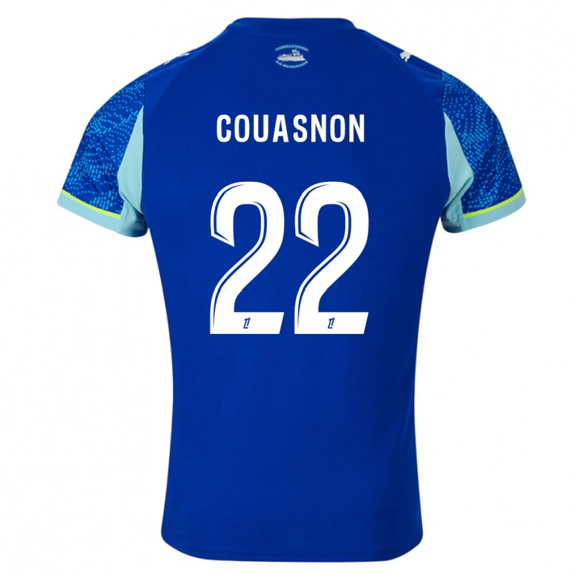 Danxen Mujer Camiseta Roxane Couasnon #22 Celeste Blanco Equipación Tercera 2025/26 La Camisa México