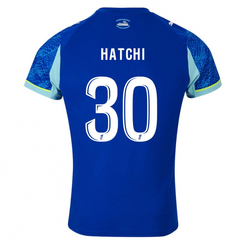 Danxen Mujer Camiseta Anaïs Hatchi #30 Celeste Blanco Equipación Tercera 2025/26 La Camisa México