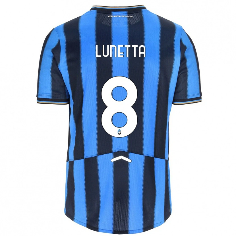 Danxen Niño Camiseta Gabriel Lunetta #8 Azul Cielo Negro 1ª Equipación 2025/26 La Camisa México