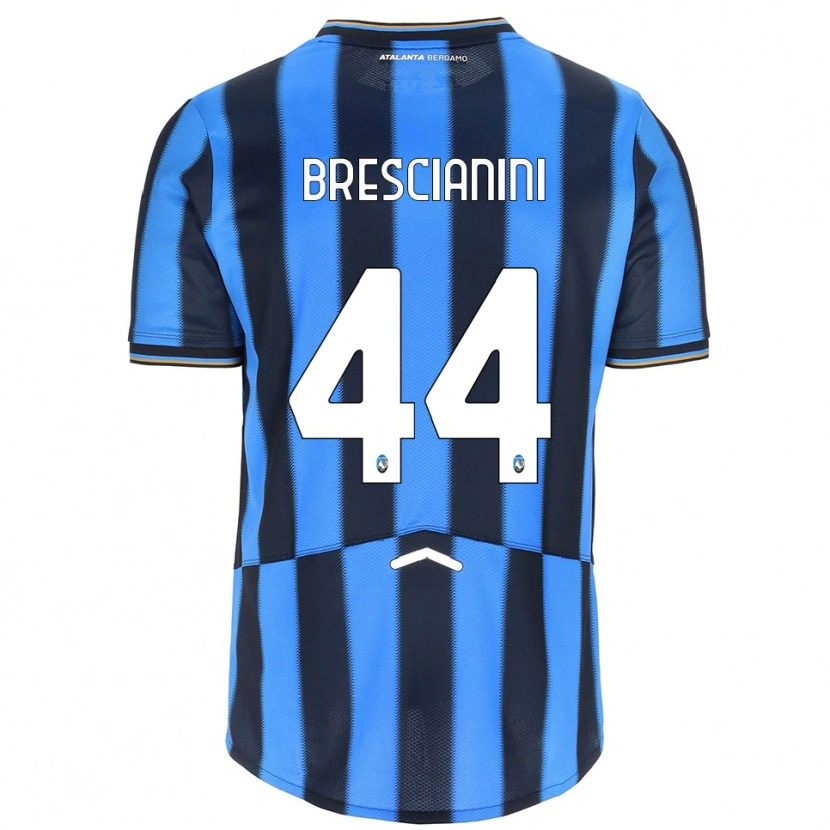 Danxen Niño Camiseta Marco Brescianini #44 Azul Cielo Negro 1ª Equipación 2025/26 La Camisa México