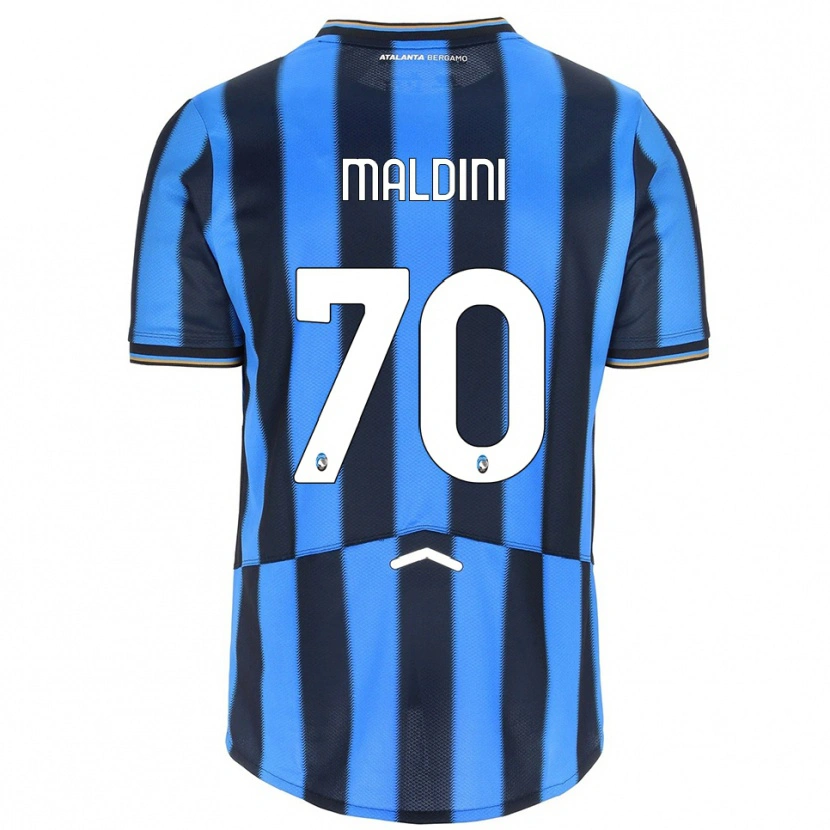 Danxen Niño Camiseta Daniel Maldini #70 Azul Cielo Negro 1ª Equipación 2025/26 La Camisa México