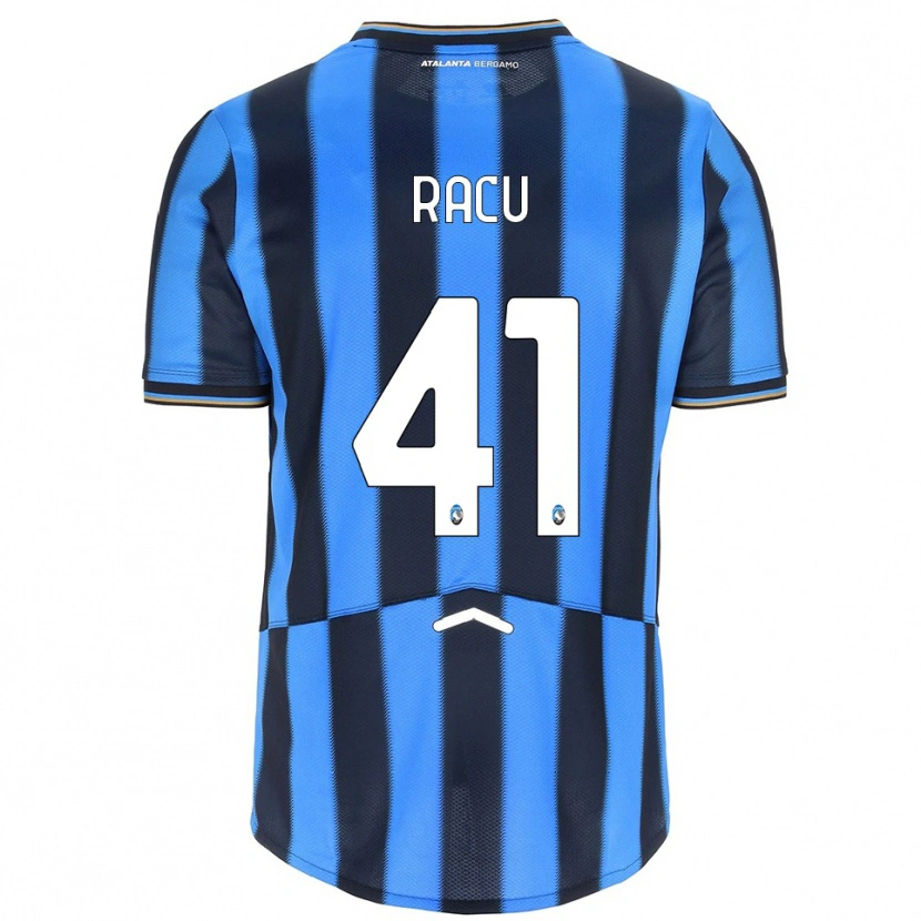 Danxen Niño Camiseta Andrei Racu #41 Azul Cielo Negro 1ª Equipación 2025/26 La Camisa México
