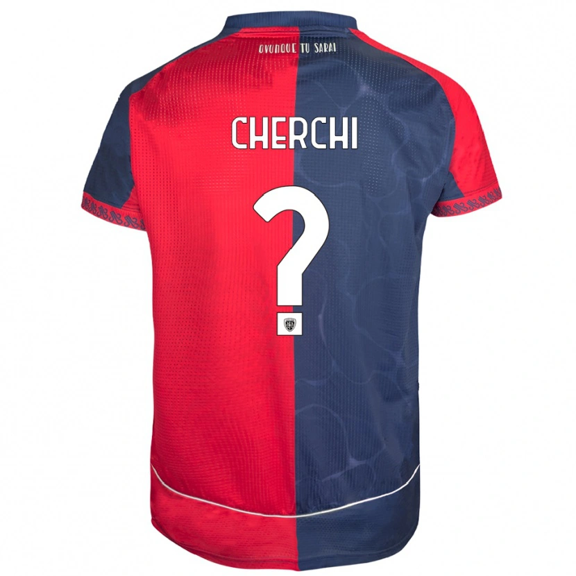 Danxen Niño Camiseta Filippo Cherchi #0 Rojo Marino 1ª Equipación 2025/26 La Camisa México