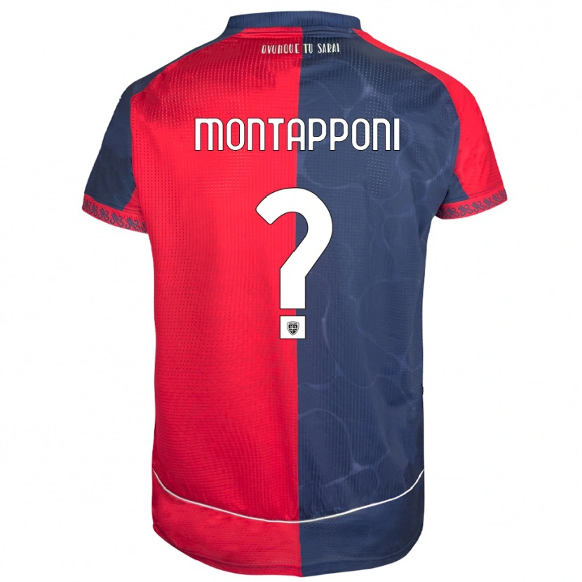 Danxen Niño Camiseta Leonardo Montapponi #0 Rojo Marino 1ª Equipación 2025/26 La Camisa México