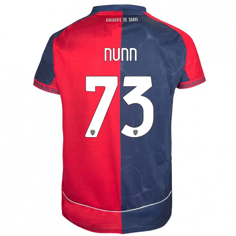 Danxen Niño Camiseta Jack Nunn #73 Rojo Marino 1ª Equipación 2025/26 La Camisa México