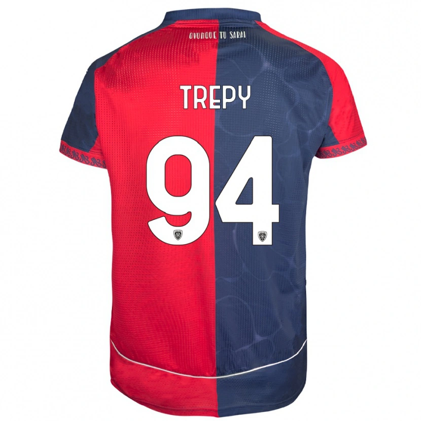 Danxen Niño Camiseta Yael Trepy #94 Rojo Marino 1ª Equipación 2025/26 La Camisa México