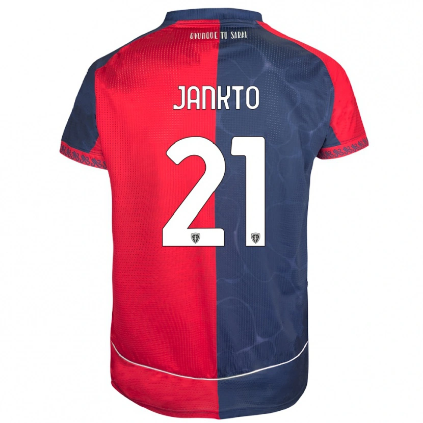 Danxen Niño Camiseta Jakub Jankto #21 Rojo Marino 1ª Equipación 2025/26 La Camisa México