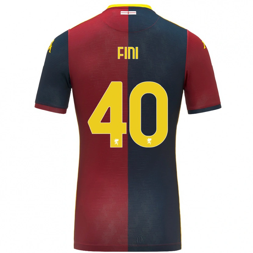 Danxen Niño Camiseta Seydou Fini #40 Rojo Azul Real 1ª Equipación 2025/26 La Camisa México