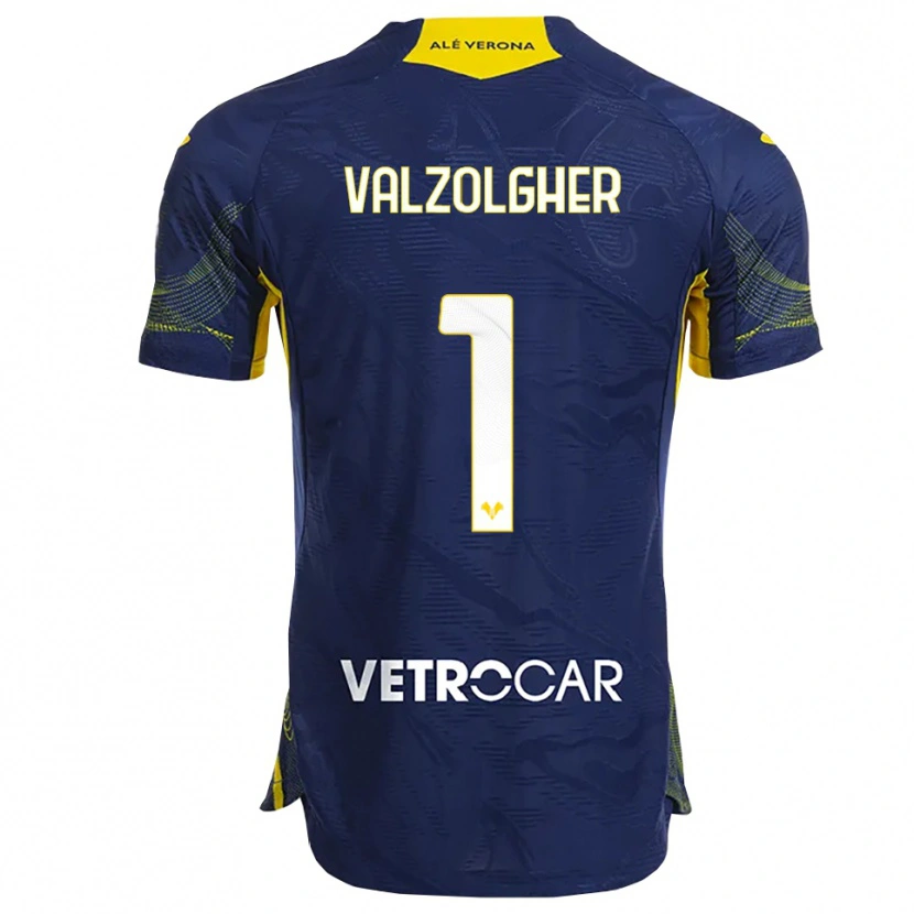 Danxen Niño Camiseta Chiara Valzolgher #1 Marino Amarillo 1ª Equipación 2025/26 La Camisa México