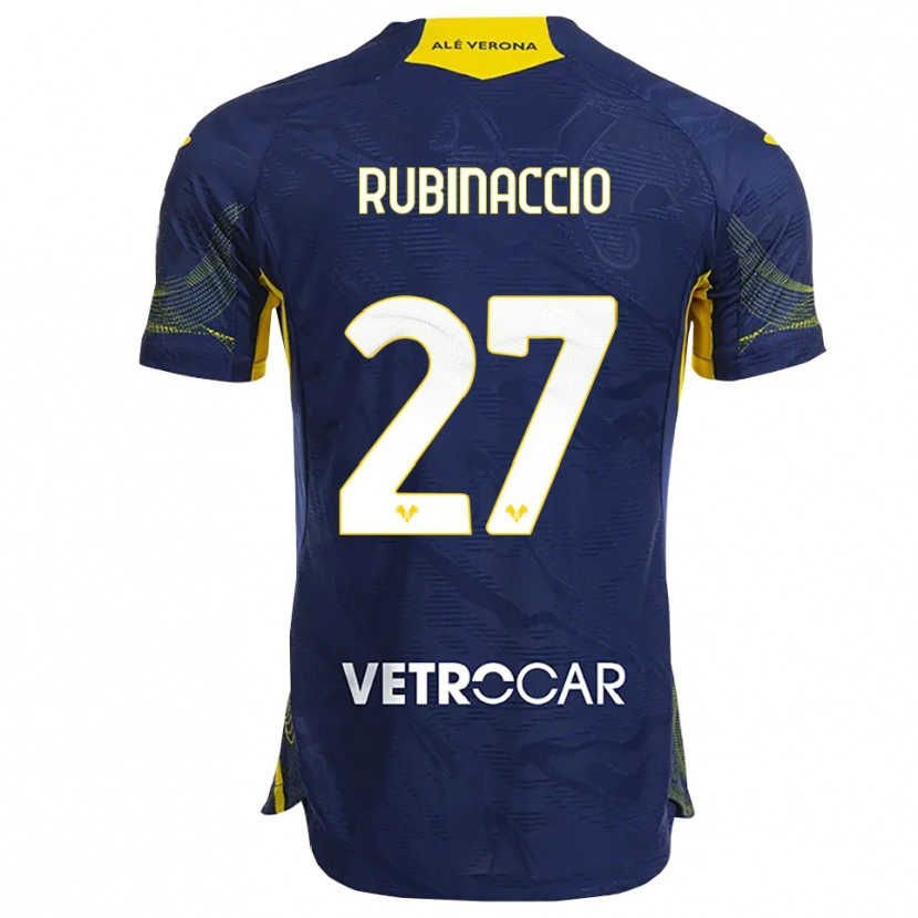 Danxen Niño Camiseta Nikol Rubinaccio #27 Marino Amarillo 1ª Equipación 2025/26 La Camisa México