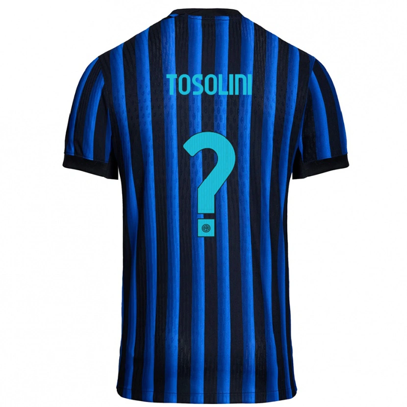 Danxen Niño Camiseta Nicolas Tosolini #0 Negro Azul 1ª Equipación 2025/26 La Camisa México
