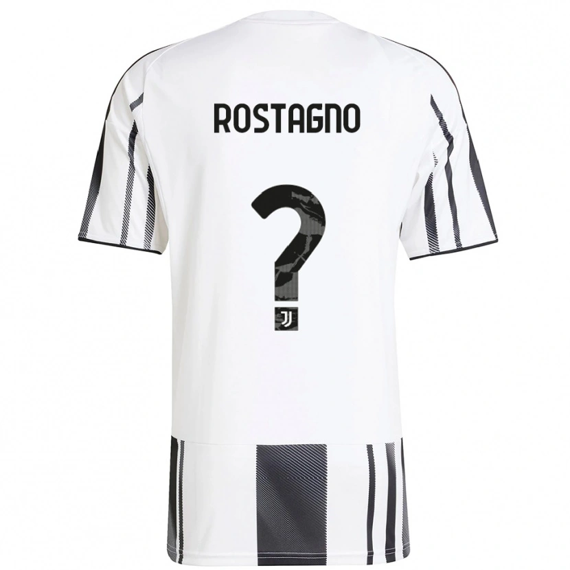 Danxen Niño Camiseta Alberto Rostagno #0 Blanco Negro 1ª Equipación 2025/26 La Camisa México