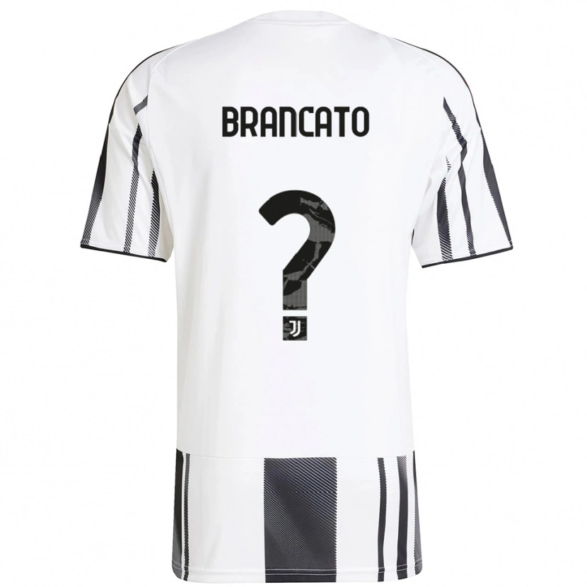 Danxen Niño Camiseta Alessandro Brancato #0 Blanco Negro 1ª Equipación 2025/26 La Camisa México