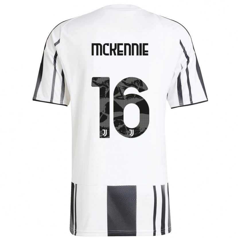 Danxen Niño Camiseta Weston Mckennie #16 Blanco Negro 1ª Equipación 2025/26 La Camisa México
