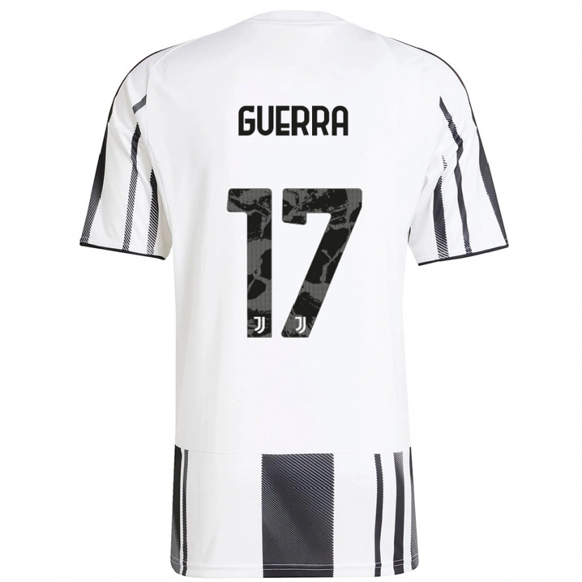 Danxen Niño Camiseta Simone Guerra #17 Blanco Negro 1ª Equipación 2025/26 La Camisa México