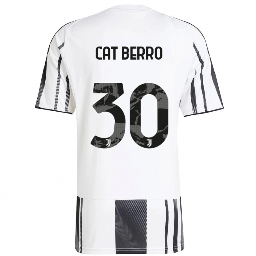 Danxen Niño Camiseta Simone Cat Berro #30 Blanco Negro 1ª Equipación 2025/26 La Camisa México