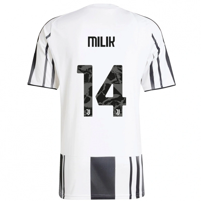 Danxen Niño Camiseta Arkadiusz Milik #14 Blanco Negro 1ª Equipación 2025/26 La Camisa México