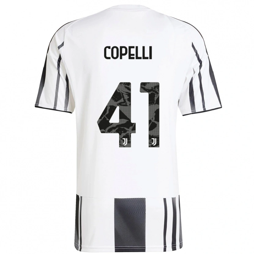 Danxen Niño Camiseta Anna Copelli #41 Blanco Negro 1ª Equipación 2025/26 La Camisa México