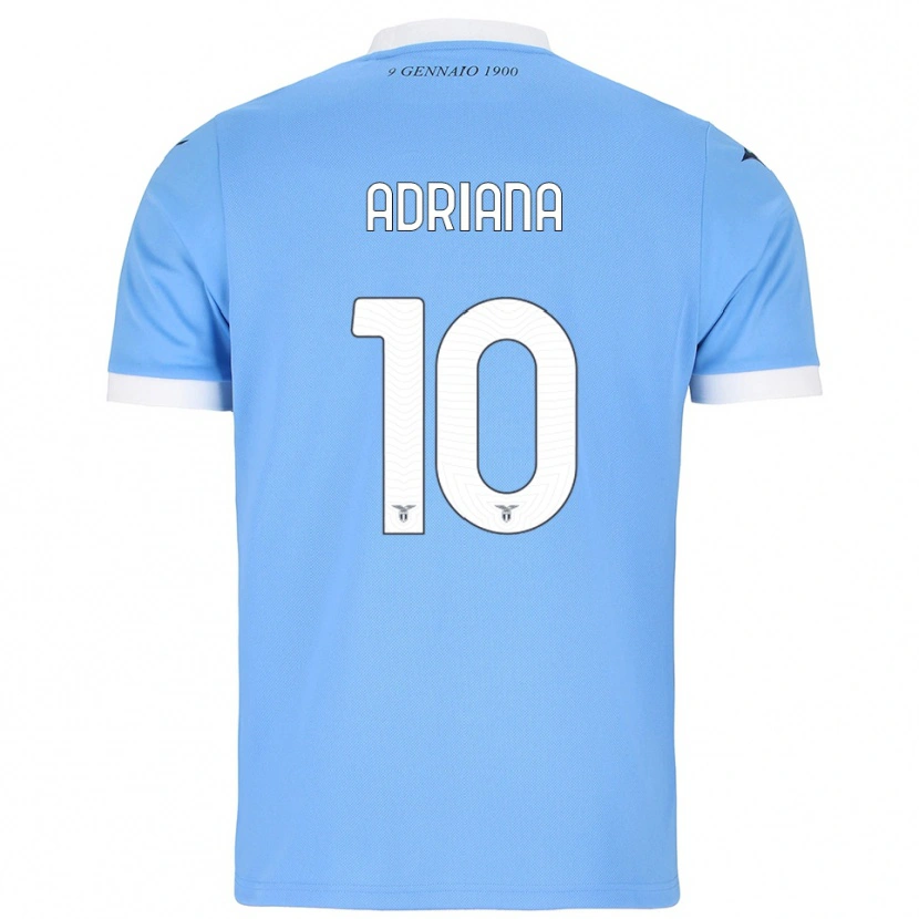 Danxen Niño Camiseta Adriana Martín Santamaría #10 Azul Cielo Blanco 1ª Equipación 2025/26 La Camisa México