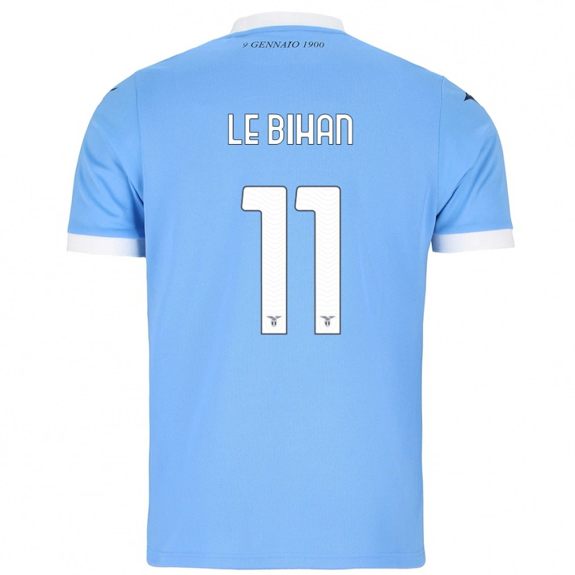 Danxen Niño Camiseta Clarisse Agathe Le Bihan #11 Azul Cielo Blanco 1ª Equipación 2025/26 La Camisa México