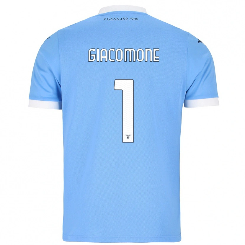 Danxen Niño Camiseta Giacomo Giacomone #1 Azul Cielo Blanco 1ª Equipación 2025/26 La Camisa México