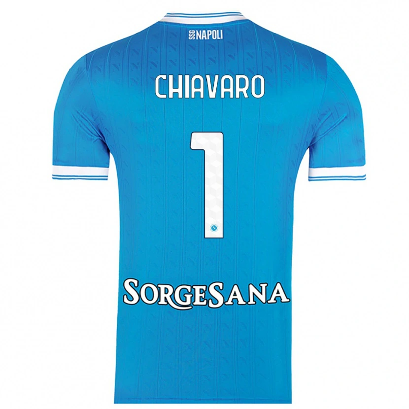 Danxen Niño Camiseta Kelly Chiavaro #1 Azul Cielo Blanco 1ª Equipación 2025/26 La Camisa México