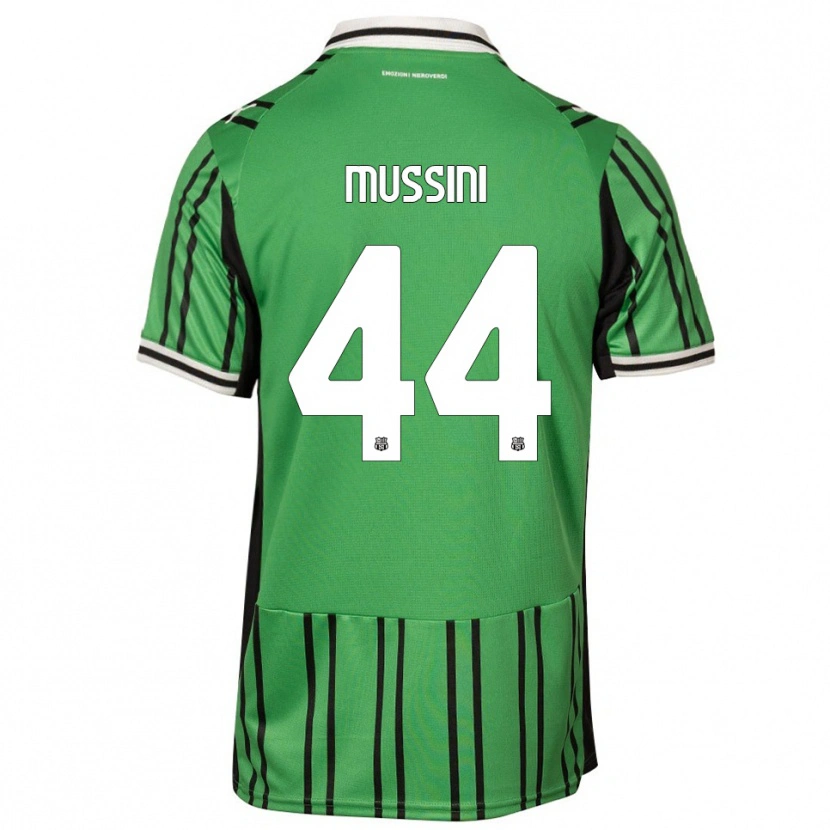 Danxen Niño Camiseta Andrea Mussini #44 Verde Negro 1ª Equipación 2025/26 La Camisa México