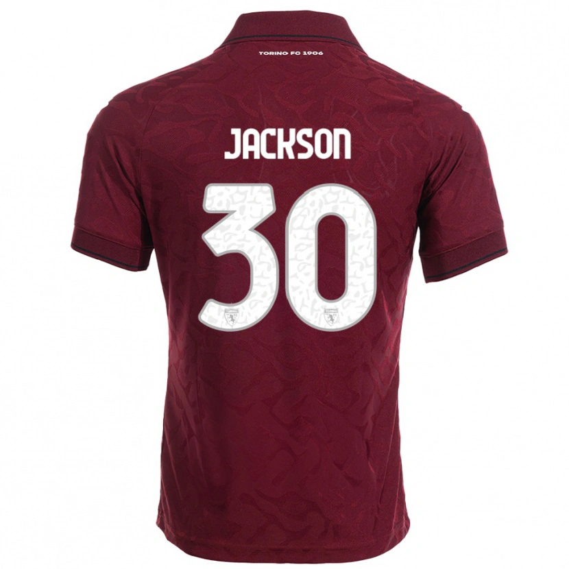 Danxen Niño Camiseta Michael Jackson #30 Borgoña Blanco 1ª Equipación 2025/26 La Camisa México