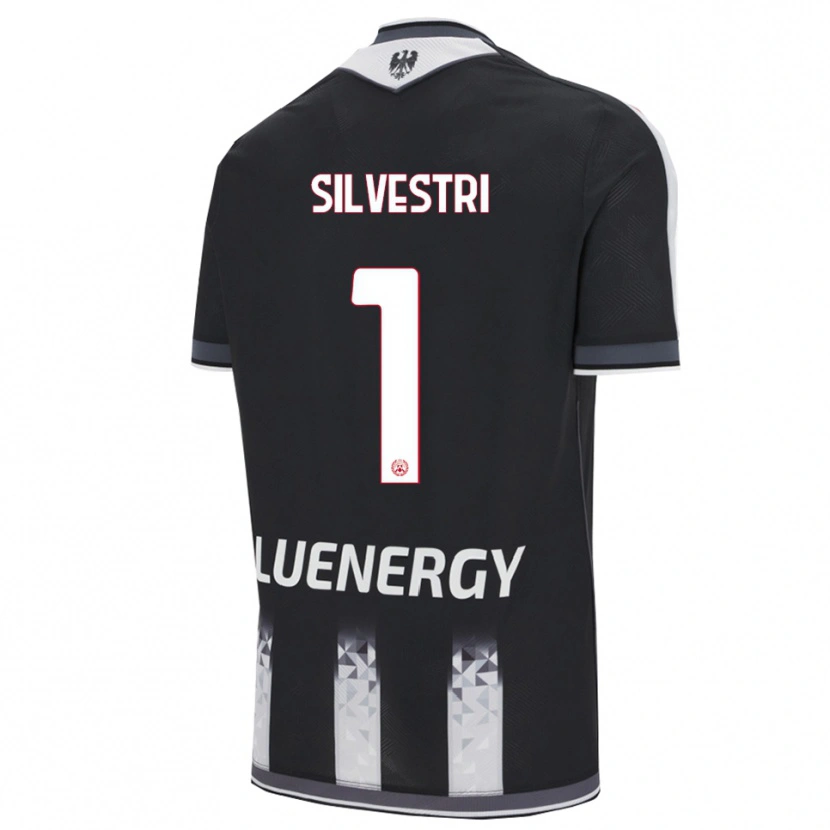 Danxen Niño Camiseta Marco Silvestri #1 Negro Blanco 1ª Equipación 2025/26 La Camisa México