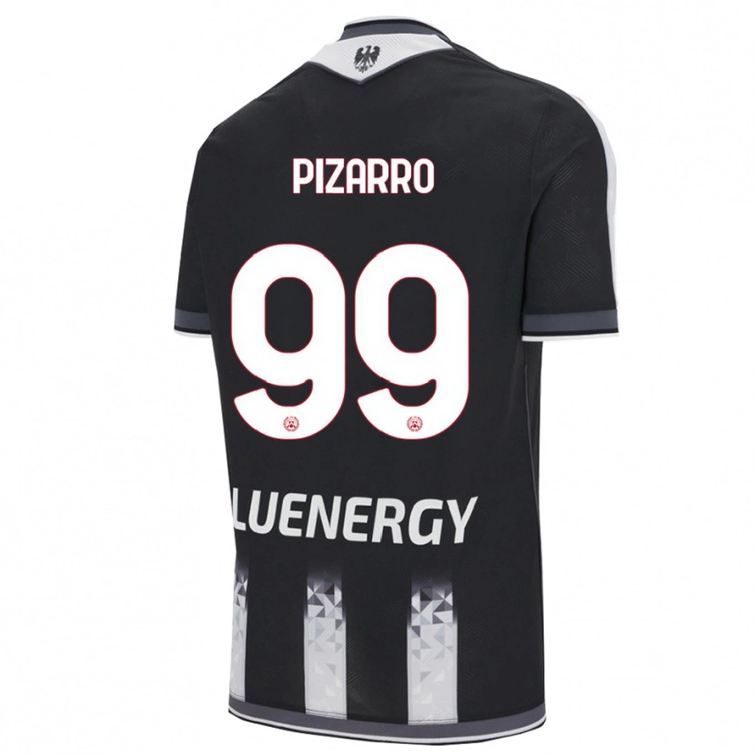 Danxen Niño Camiseta Damián Pizarro #99 Negro Blanco 1ª Equipación 2025/26 La Camisa México
