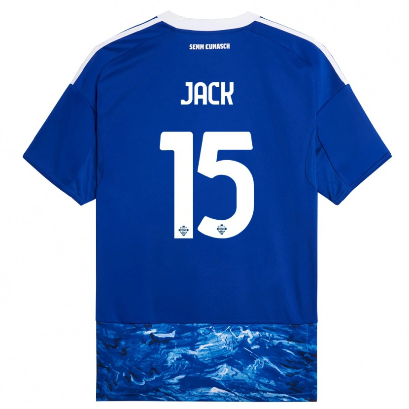 Danxen Niño Camiseta Fellipe Jack #15 Azul Blanco 1ª Equipación 2025/26 La Camisa México