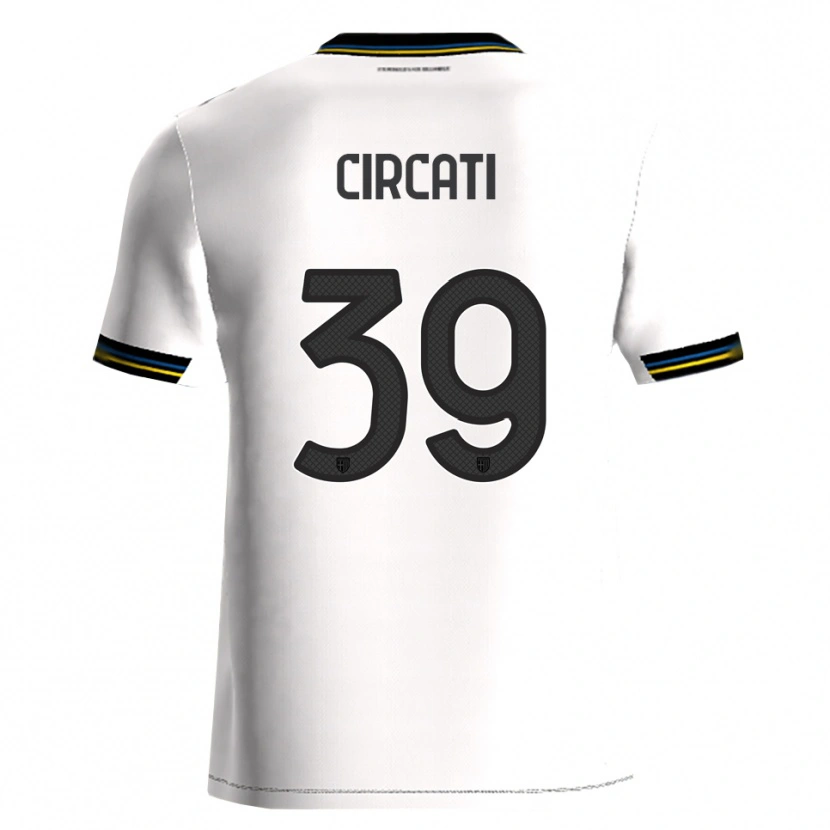 Danxen Niño Camiseta Alessandro Circati #39 Blanco Negro 1ª Equipación 2025/26 La Camisa México