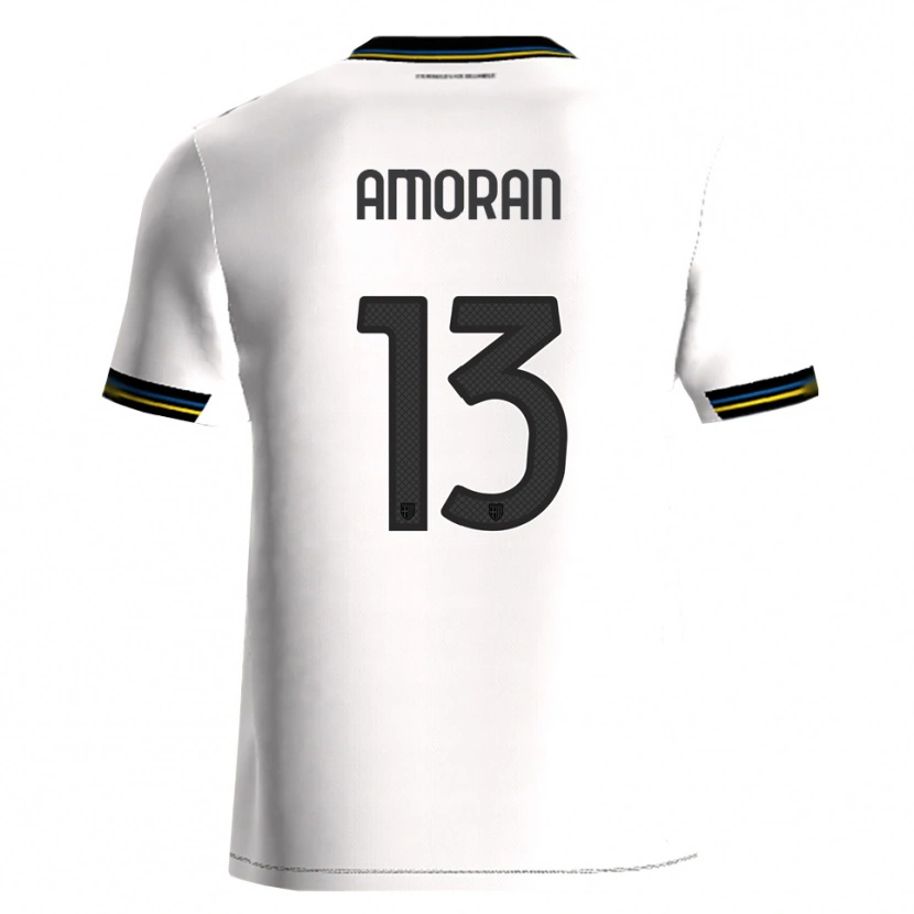 Danxen Niño Camiseta Peter Amoran #13 Blanco Negro 1ª Equipación 2025/26 La Camisa México
