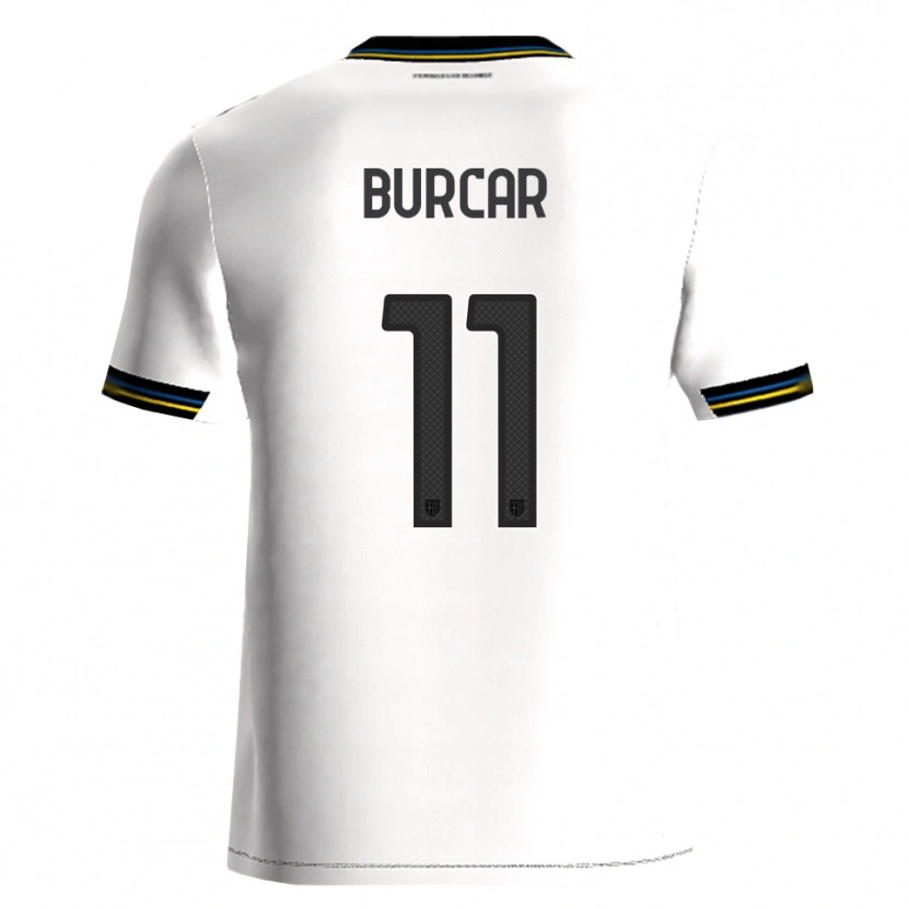 Danxen Niño Camiseta Andrija Burcar #11 Blanco Negro 1ª Equipación 2025/26 La Camisa México