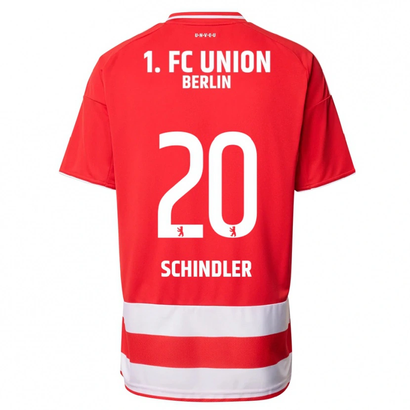 Danxen Niño Camiseta Elisa Schindler #20 Rojo Blanco 1ª Equipación 2025/26 La Camisa México